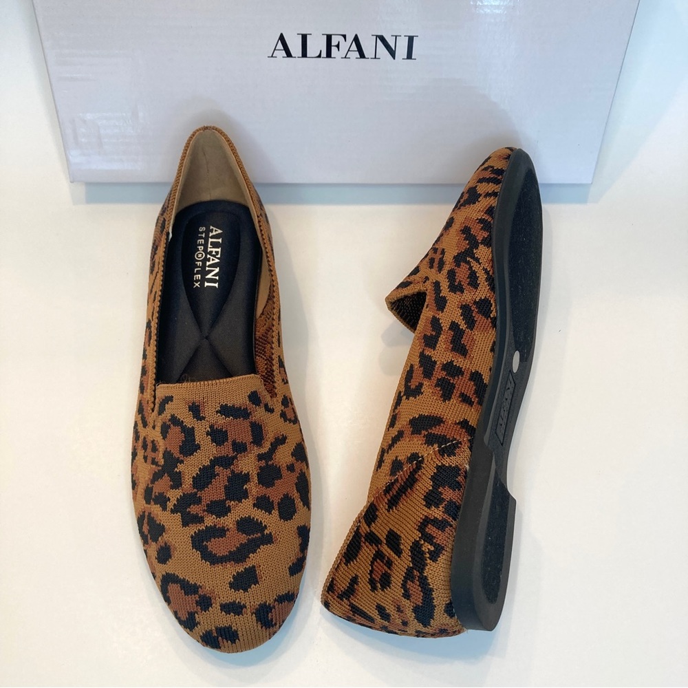 ALFANI Step ‘N Flex Rorrii Knit Loafer Flats 5M